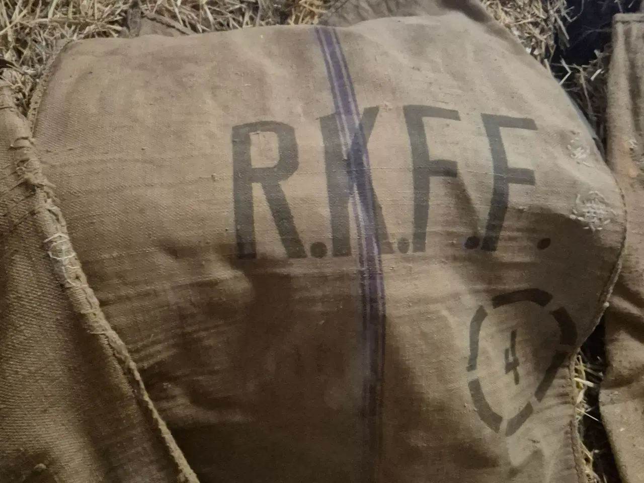 Billede 1 - Gamle kornsække / jutesække – retro / dekoration