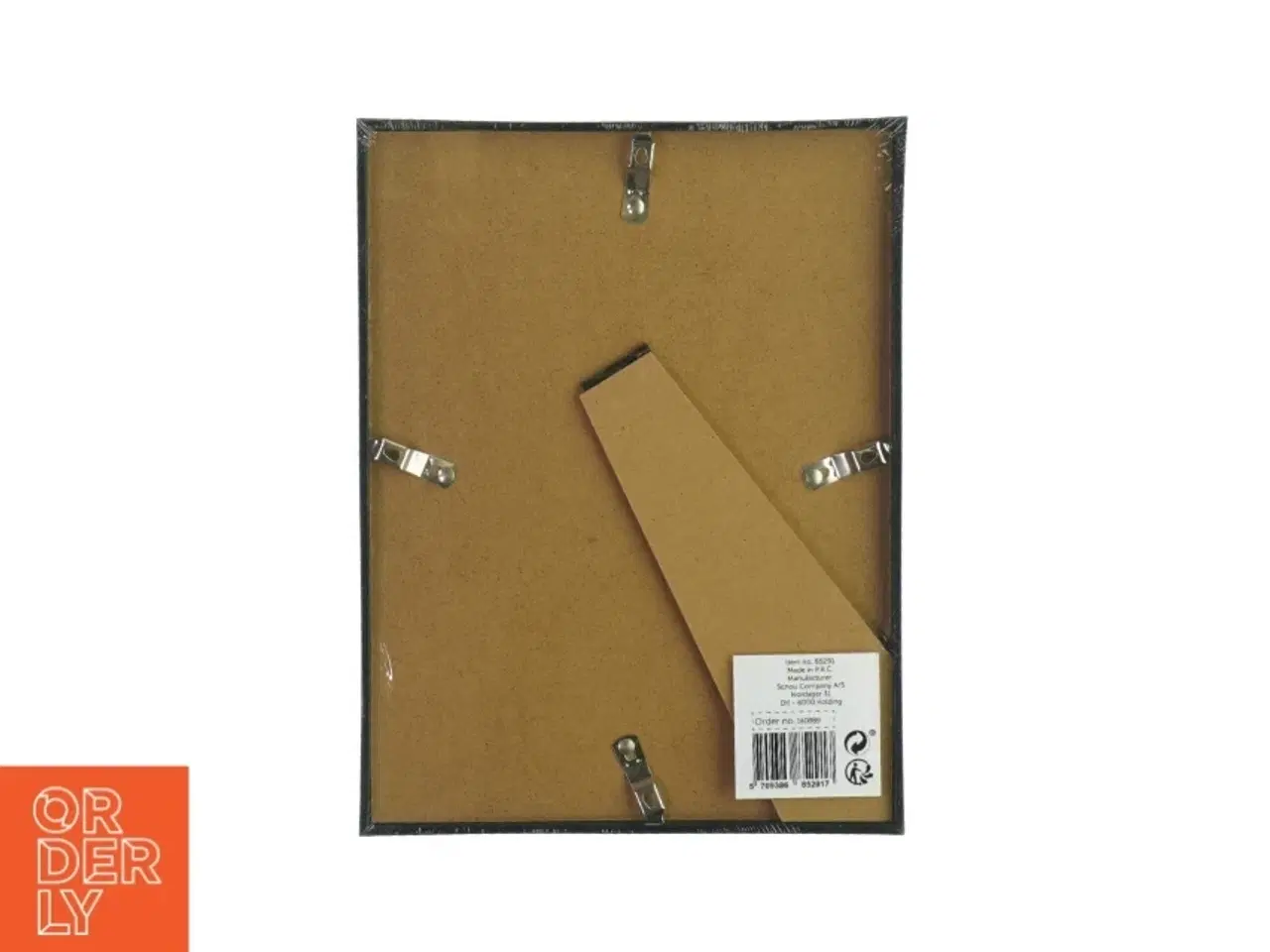 Billede 2 - Sort billedramme fra Ukendt (str. LB: 18x24 cm)