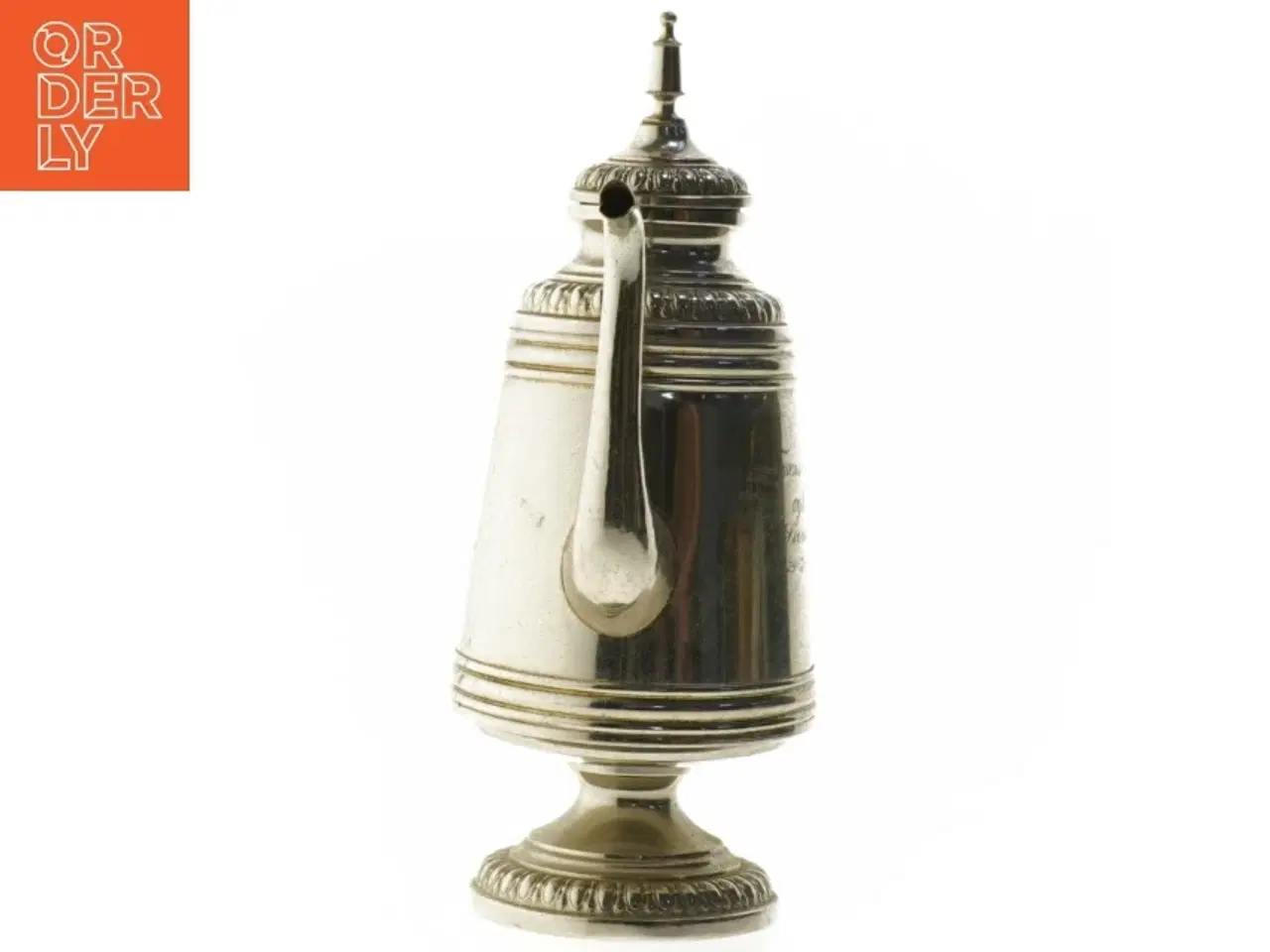 Billede 4 - Antik sølv-plet kande GOTTFRID CARLSON (str. 28 cm)