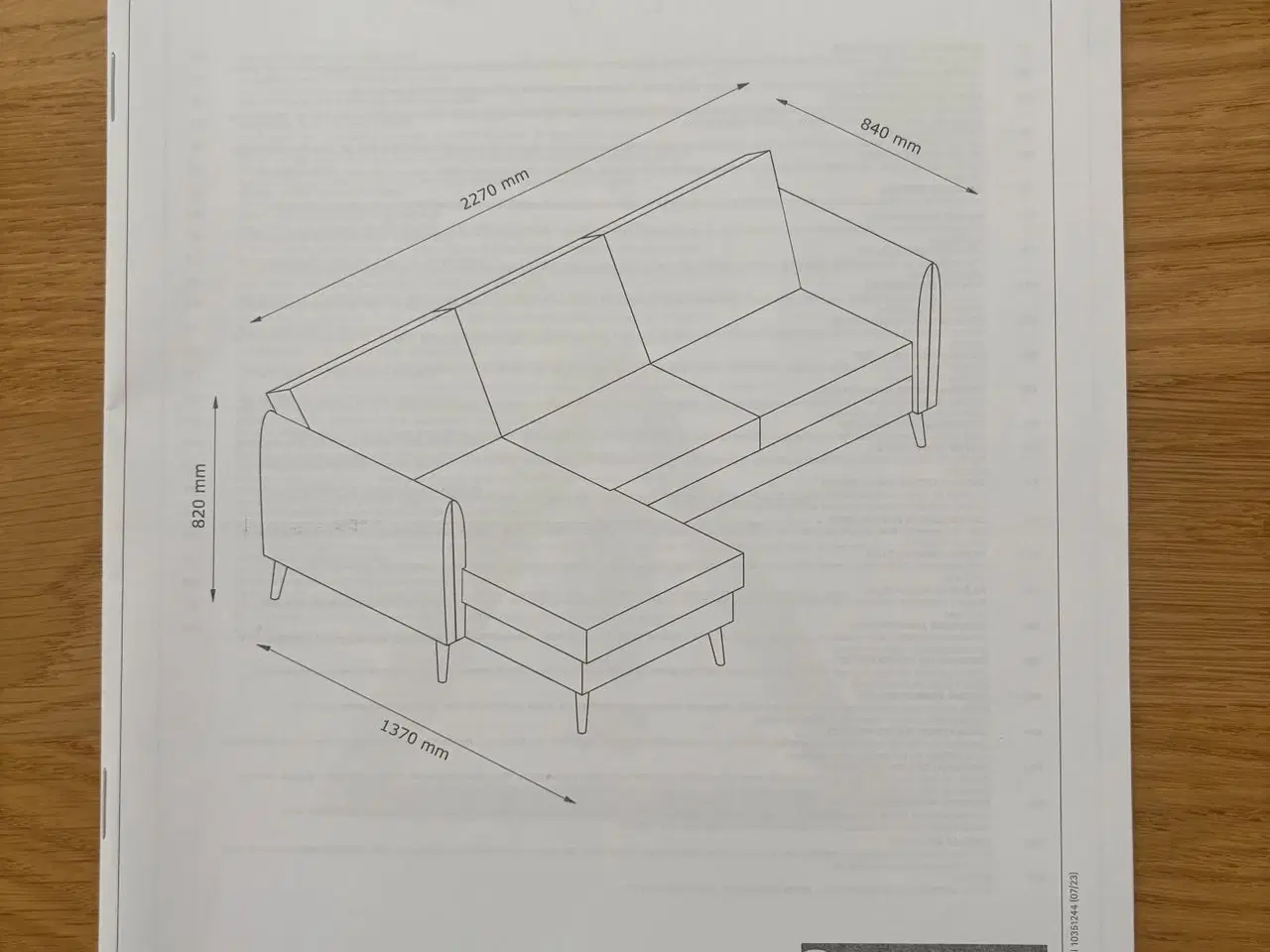 Billede 14 - JYSK AARHUS Sofa / hjørnesofa / corner sofa