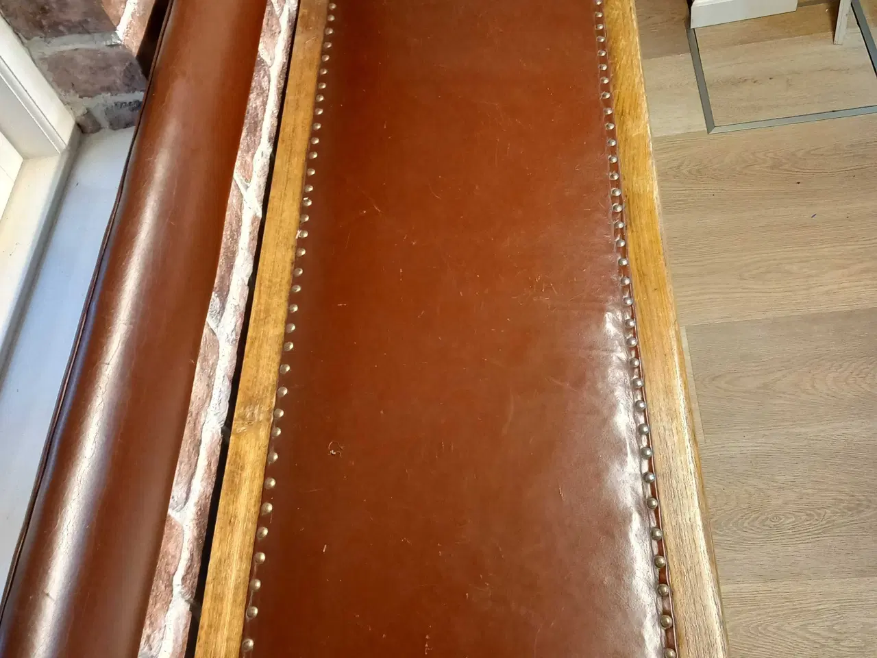 Billede 2 - Bænk, egetræ 