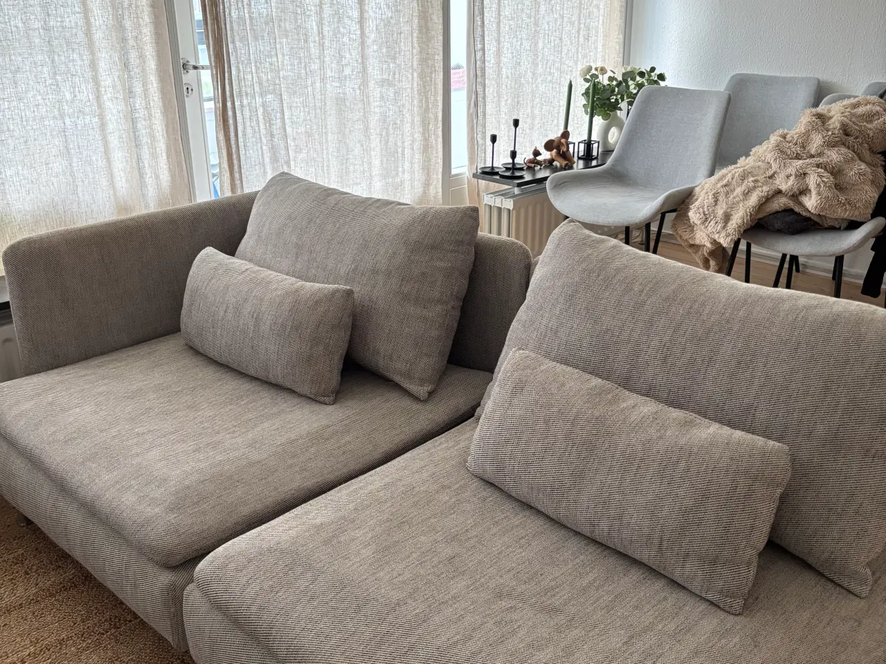 Billede 2 - Söderhamn 3-pers. sofa i Viarp beige/brun