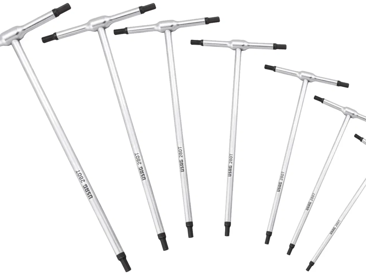Billede 1 - USAG 280T stiftnøgle med T-greb, sæt 2-8mm 7stk