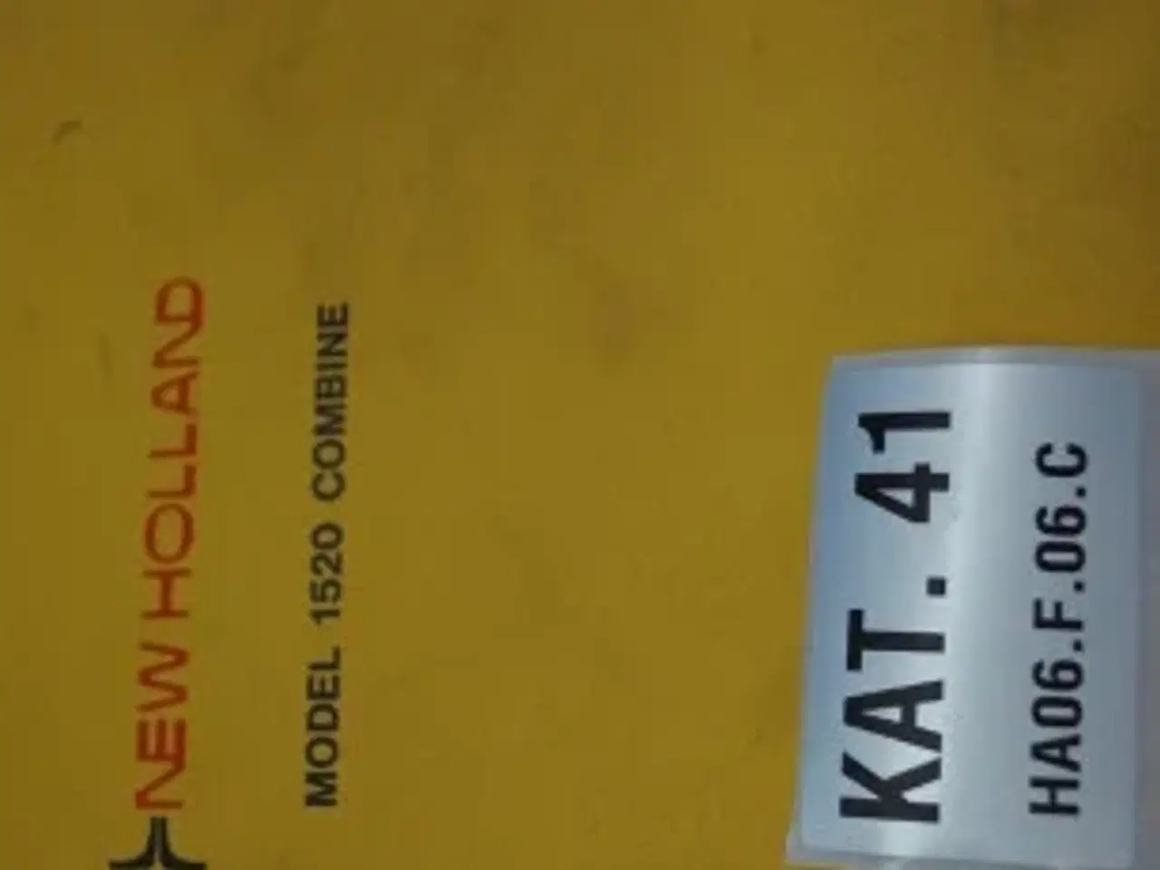 Billede 4 - New Holland 1520 Reservedelskatalog