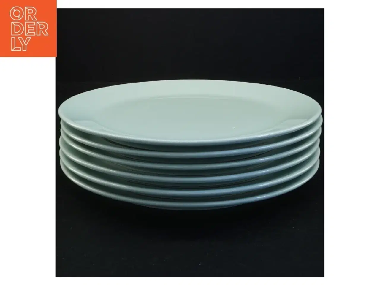 Billede 1 - 6 Porcelænstallerkener fra IKEA (str. Diameter 25 cm)