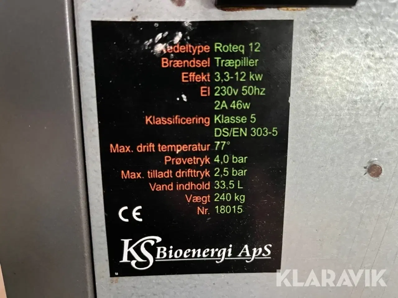 Billede 6 - Pillefyr Roteq 12