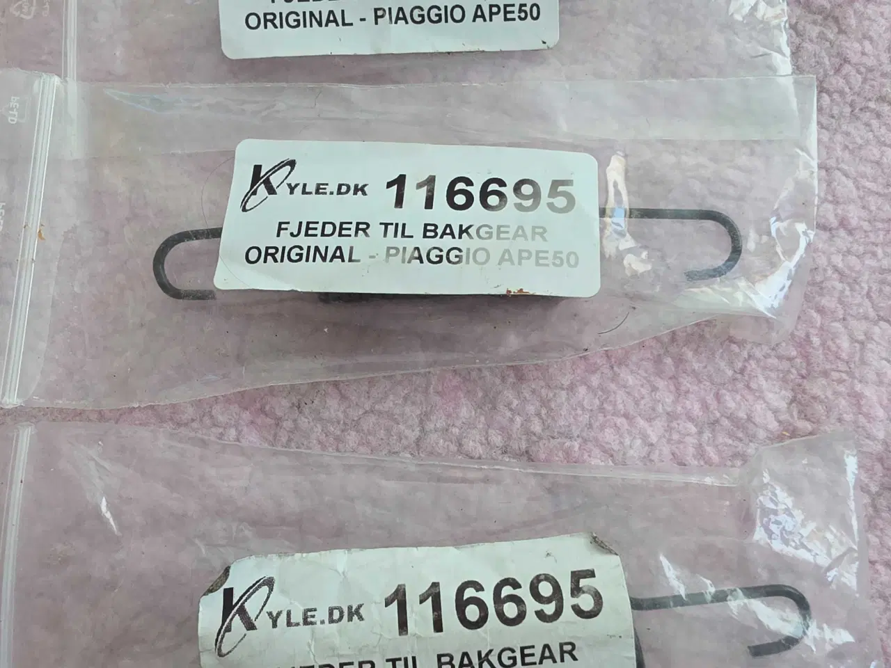 Billede 1 - Fjeder til bakgear ape50 