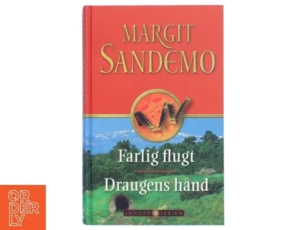 Billede 1 - Farlig flugt : Draugens hånd af Margit Sandemo (Bog)