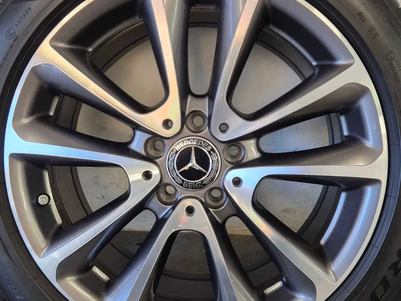 Billede 8 - E-KLASSE MERCEDES ORIGINAL ALUFÆLGE MED SOMMERDÆK