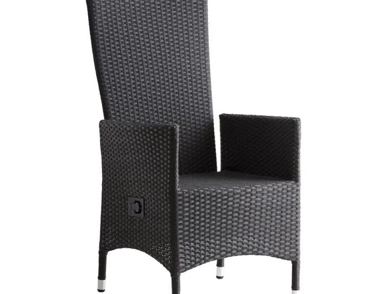 Billede 1 - Sunfun havestol Marbella sort rattan justerbar ryg