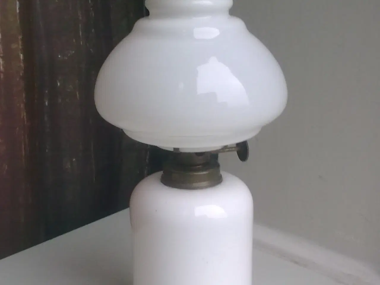 Billede 10 - Opaline ANTIK dansk Holmegaard lampe