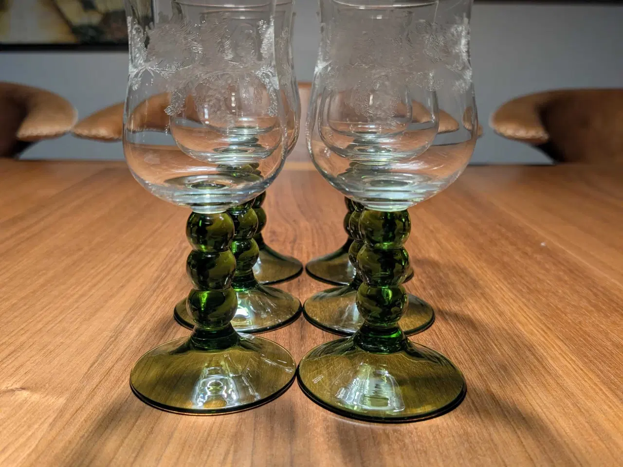 Billede 3 - Rømerglas med fin gravering