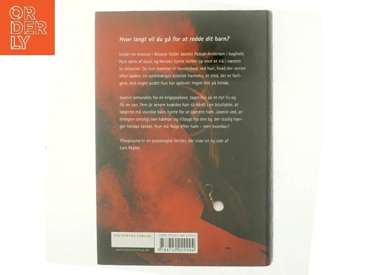 Billede 3 - Playground : spændingsroman af Lars Kepler (Bog)