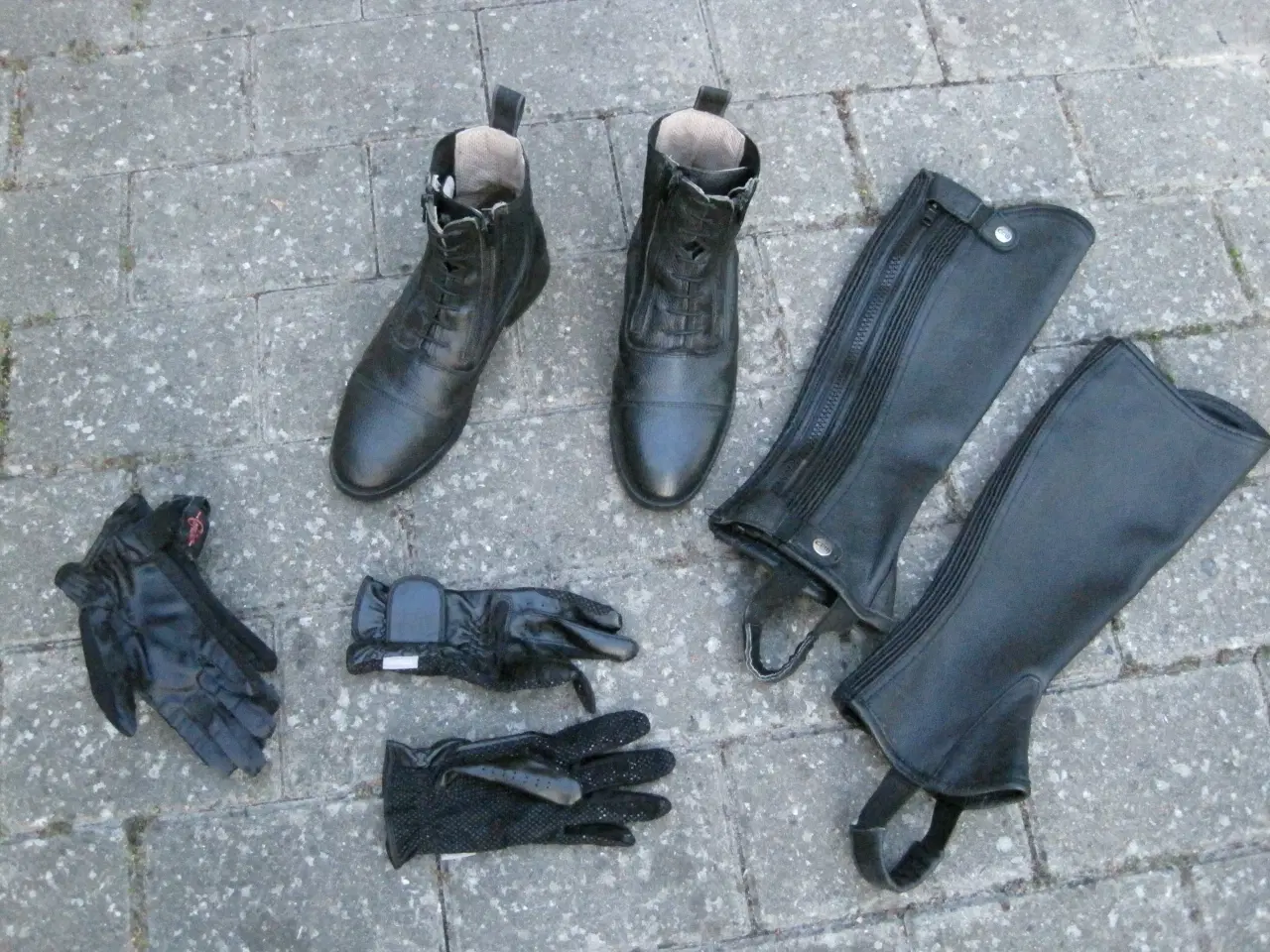 Billede 1 - Ridestøvler og leggings