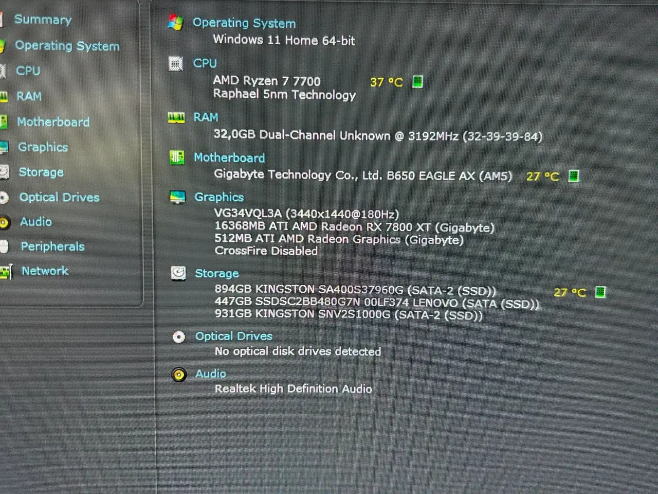 Billede 18 - ⚡ Ekstrem Gaming PC – Ny, kraftig og klar til ALT!