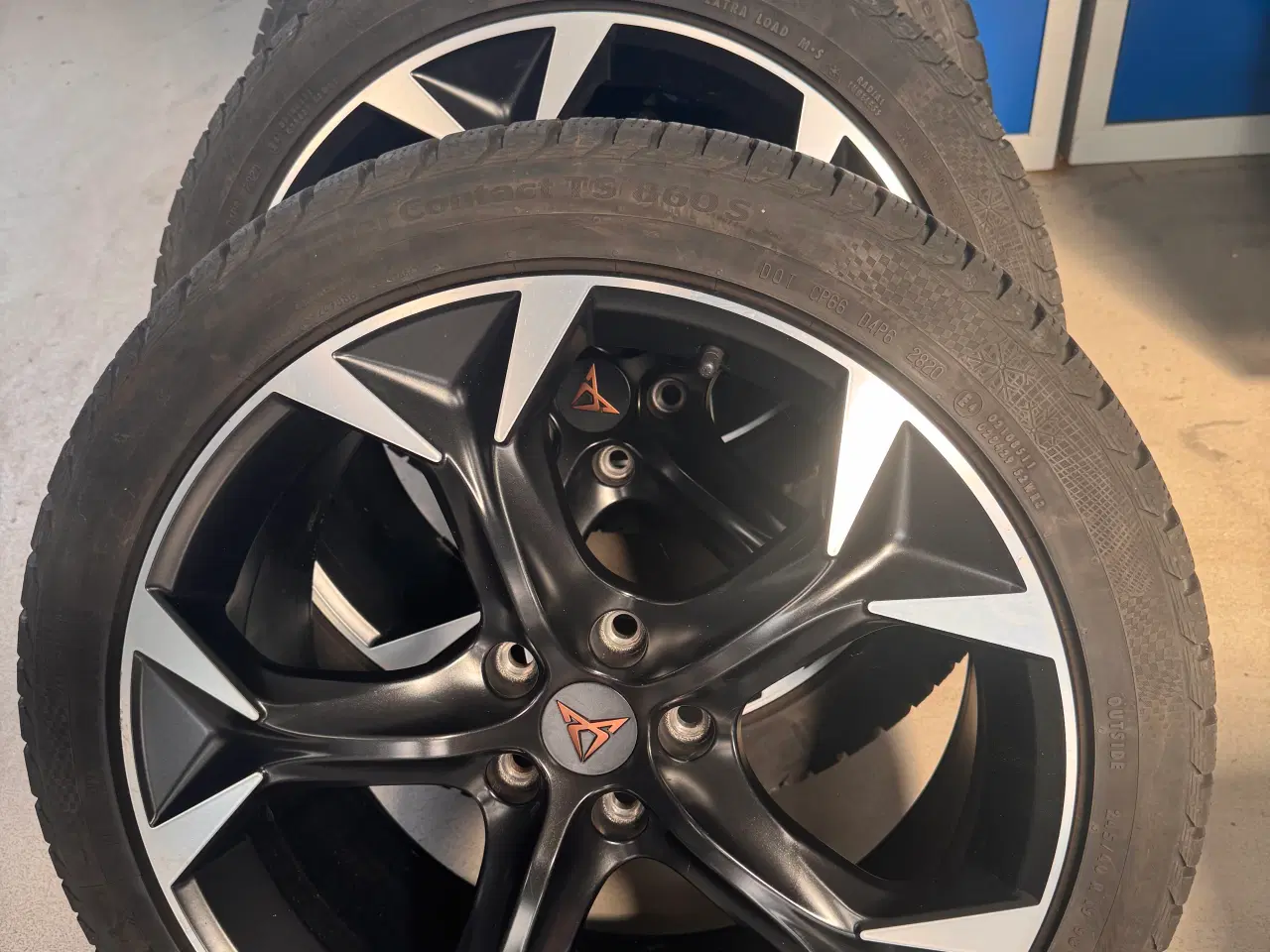 Billede 6 - Originale CUPRA alufælge med vinterdæk 