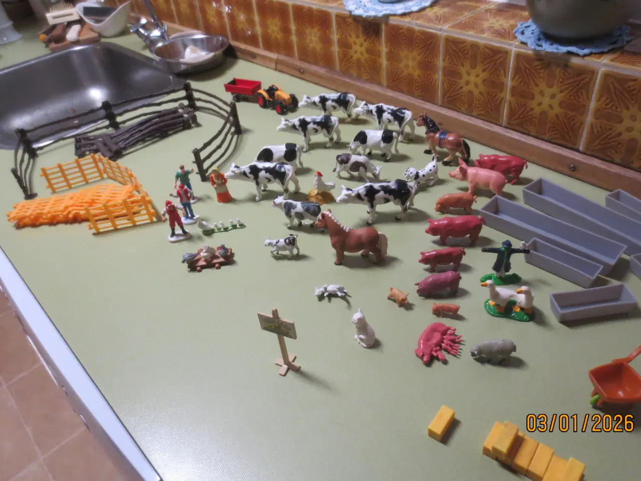 Billede 7 - 1 stk Bondegård Model KREA med Dyr