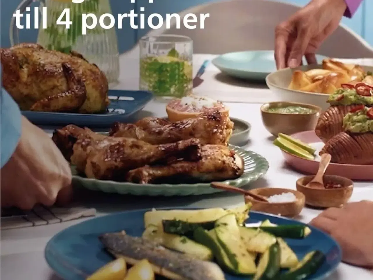 Billede 6 - Airfryer Philips NA353/10 - Hvid, 9 l