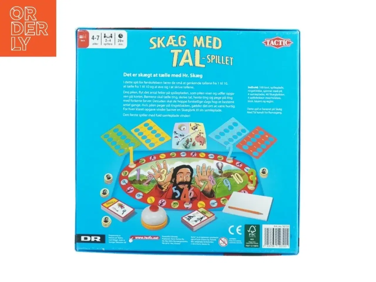 Billede 5 - Skæg med Tal-spillet fra DR med Hr. Skæg