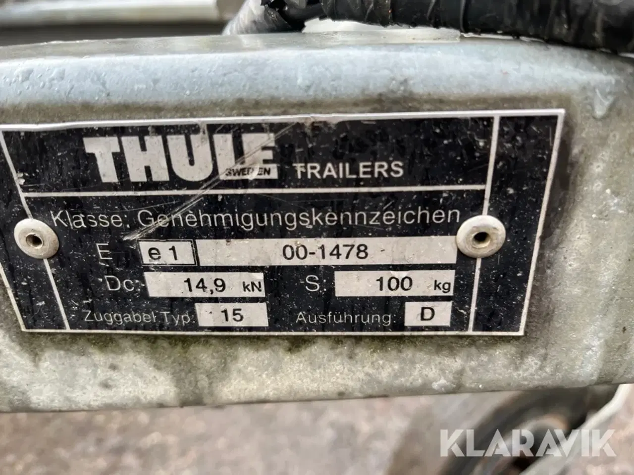 Billede 9 - Anhængere til personbiler Brenderup 2300 Smed manuel tip