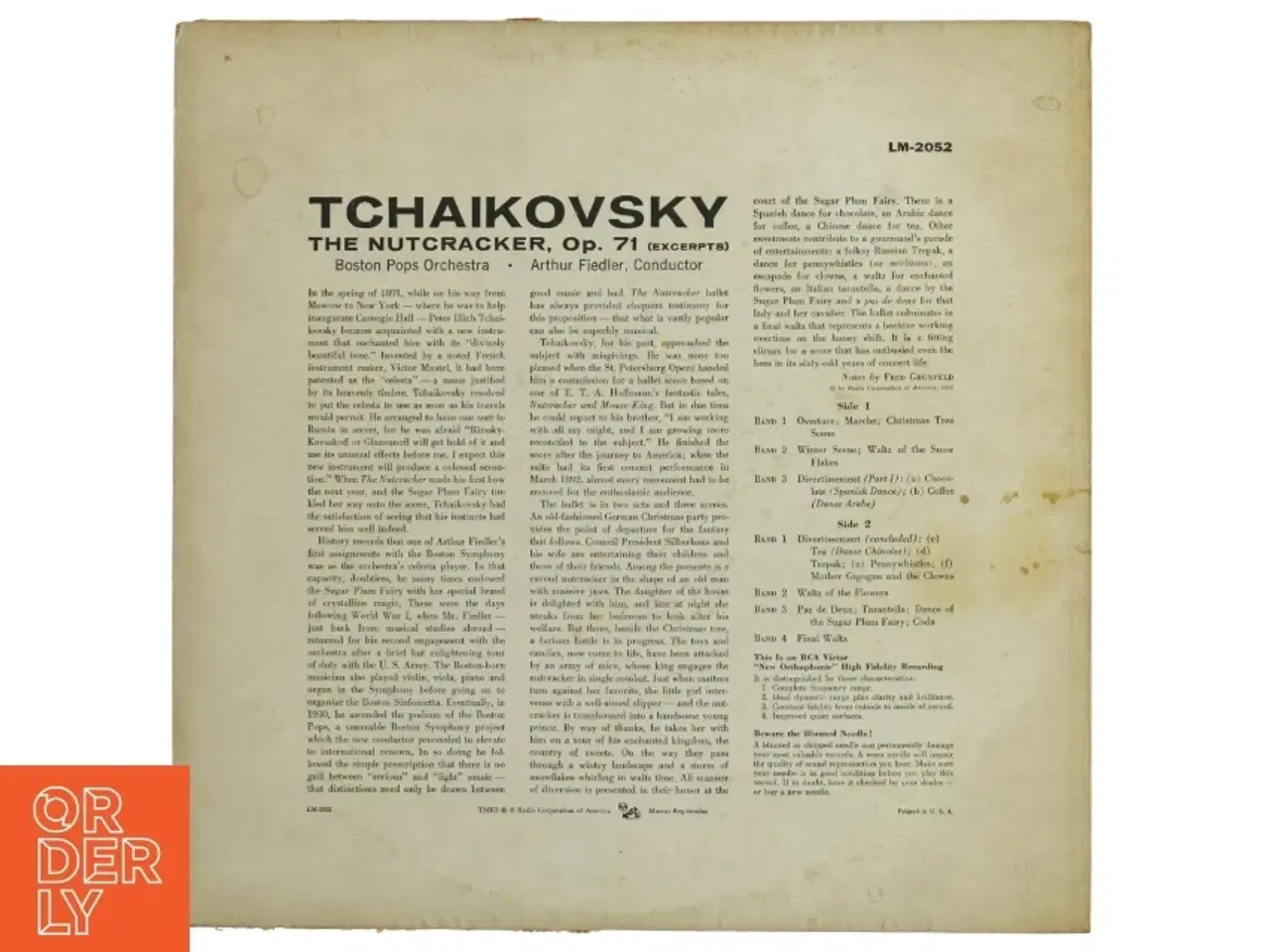 Billede 2 - Tchaikovsky The Nutcracker LP (str. 12 tommer)