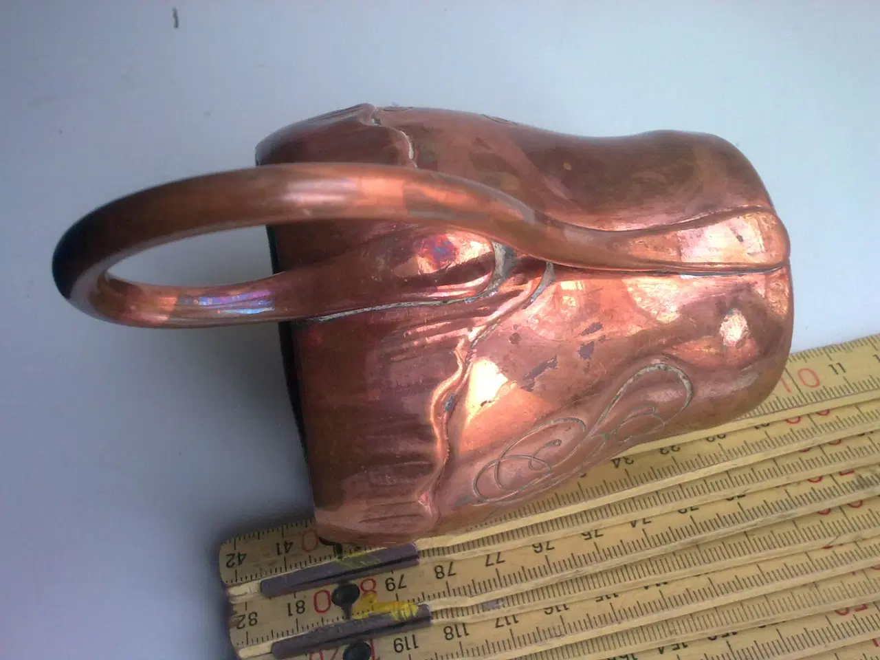 Billede 6 - Kobber gørtler UNIKA & messing granat & viking fad