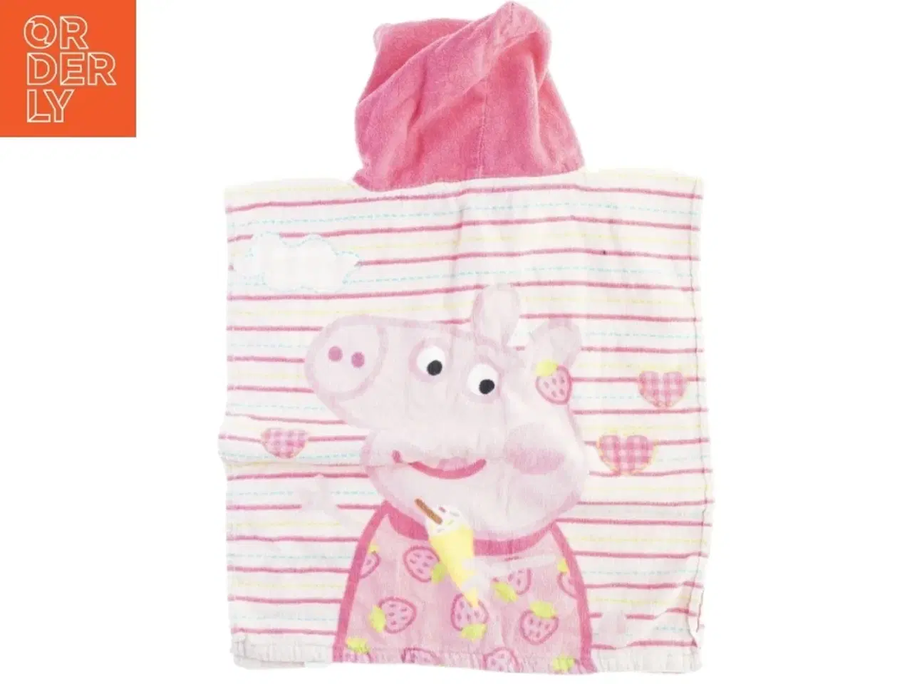 Billede 2 - Børne badekåbe med hætte fra Gurli Gris (str. 50 x 47 cm)