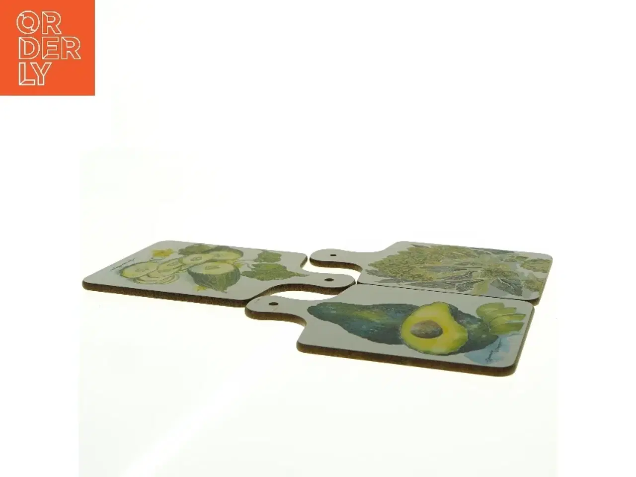 Billede 1 - Skærebræt sæt med grøntsagsmotiver