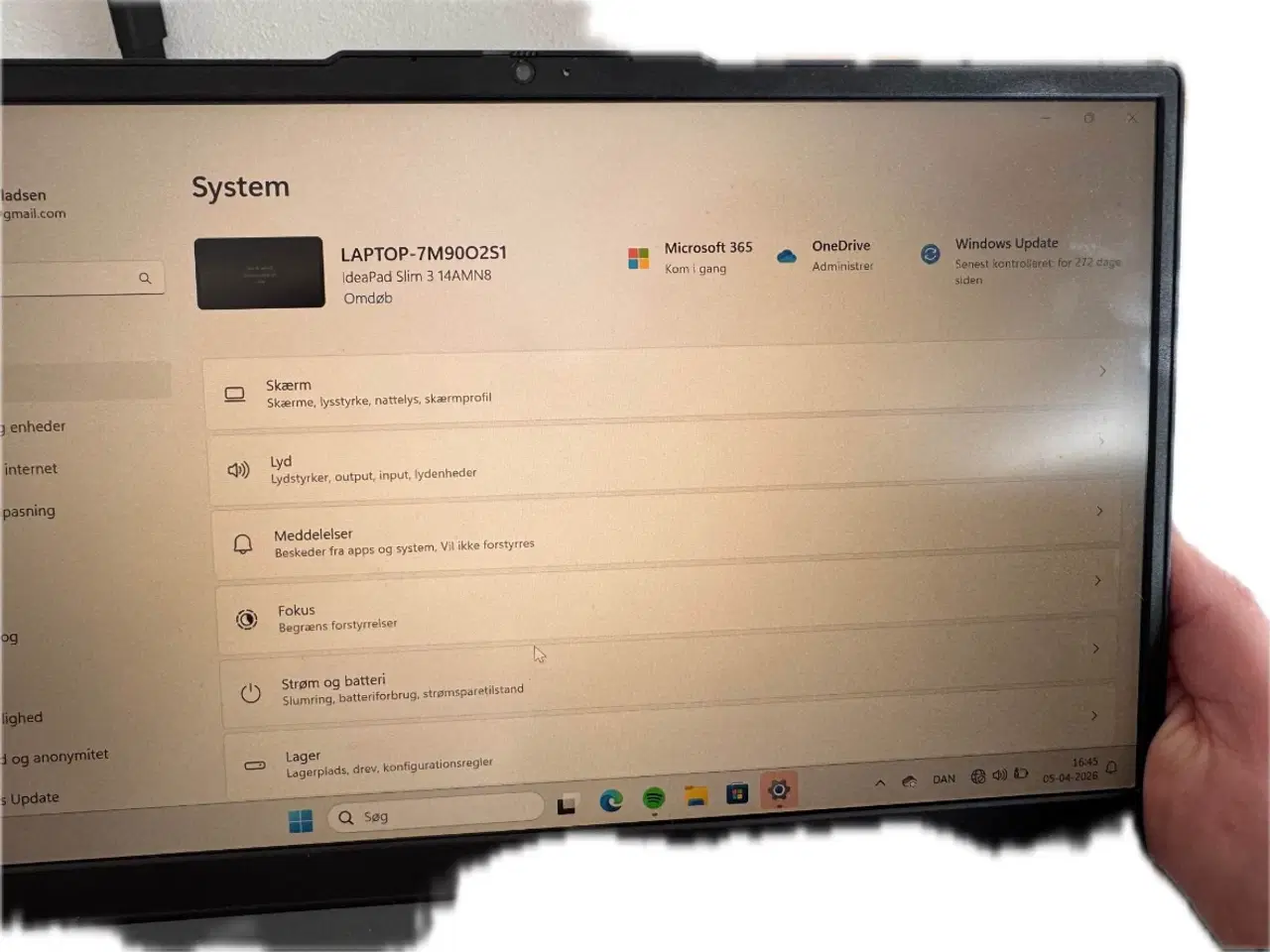 Billede 1 - Lenovo bærbar pc