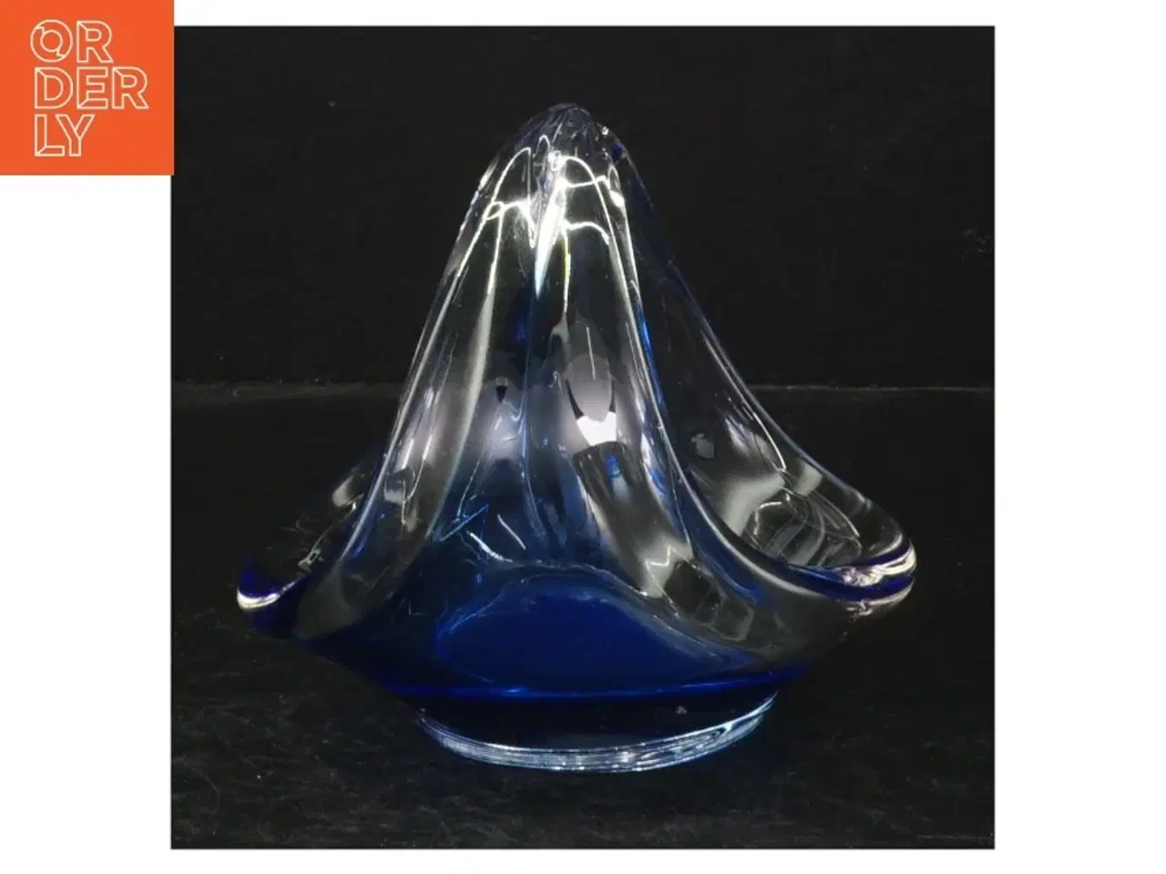 Billede 1 - Blåt glas (str. 11 cm)