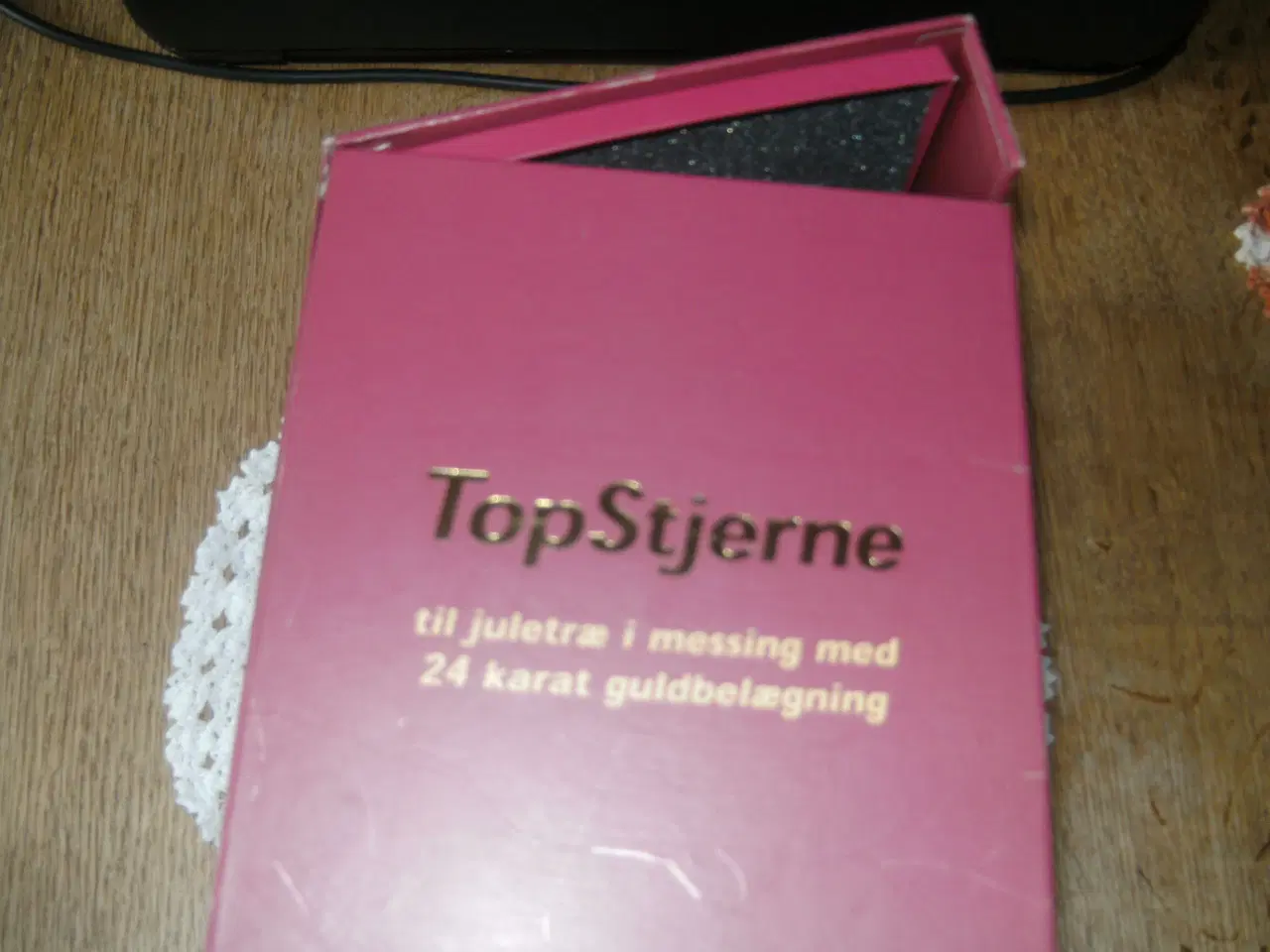 Billede 5 - topstjerne forgyldt messing