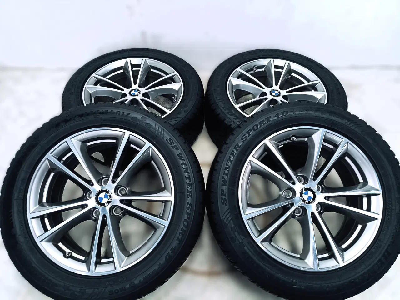 Billede 3 - 5x112 17" ET27 nav 66,6ø BMW vintersæt inkl.TPMS