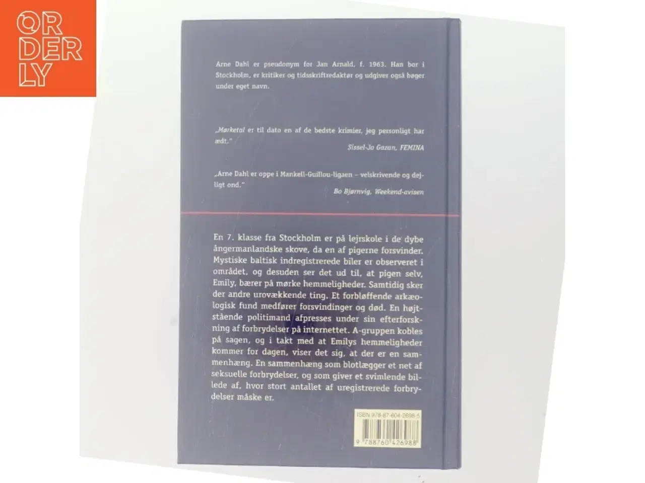 Billede 3 - Mørketal : kriminalroman af Arne Dahl (f. 1963) (Bog)