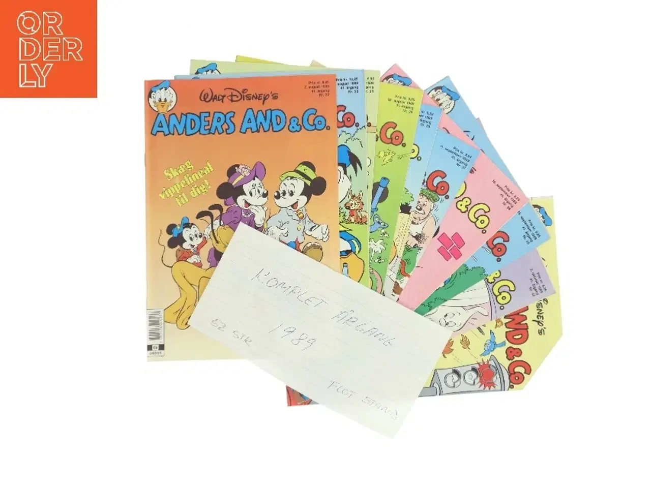 Billede 3 - Komplet årgang 1989 Anders And & Co. af Disney (Bog)