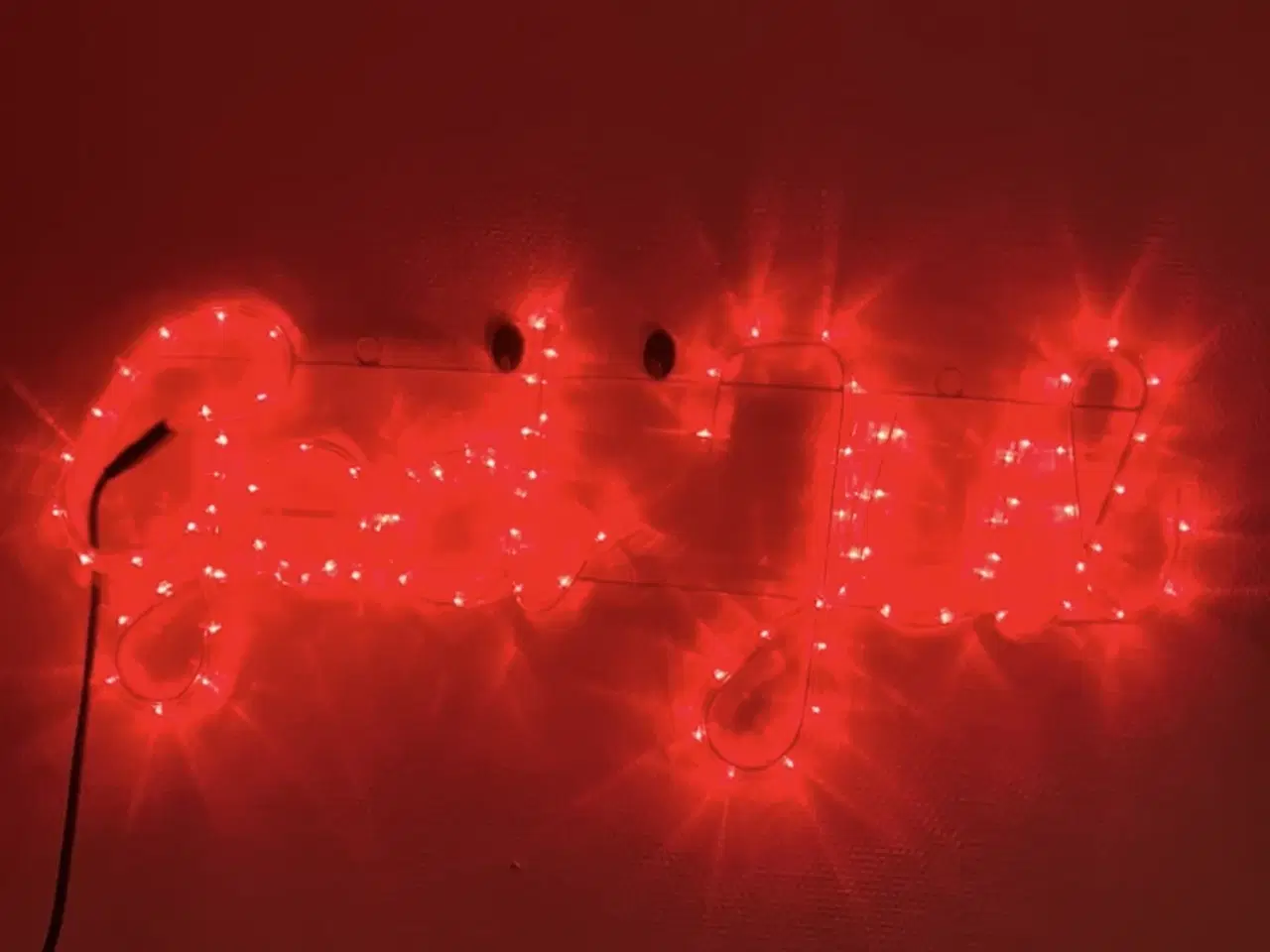 Billede 2 - Jule lysskilt