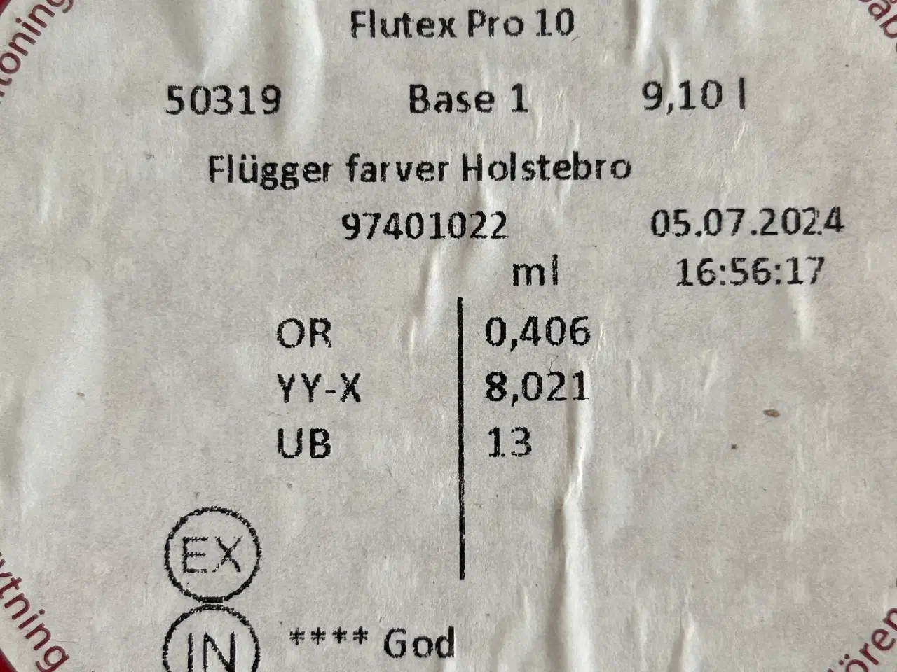 Billede 2 - Fejlkøb - 10 liter Flügger højglans 10