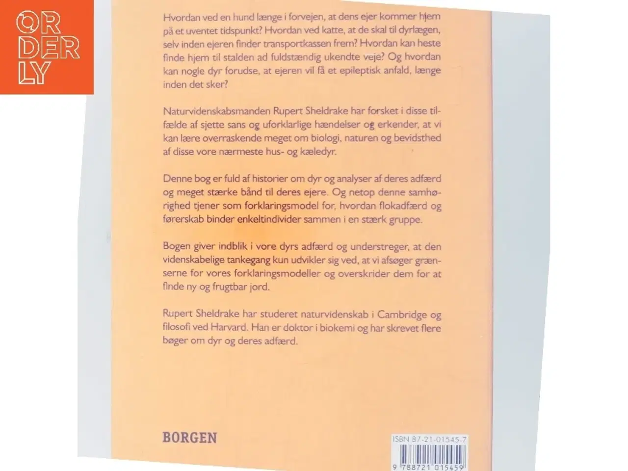 Billede 3 - Hunde som ved hvornår deres ejere kommer hjem af Rupert Sheldrake (Bog)