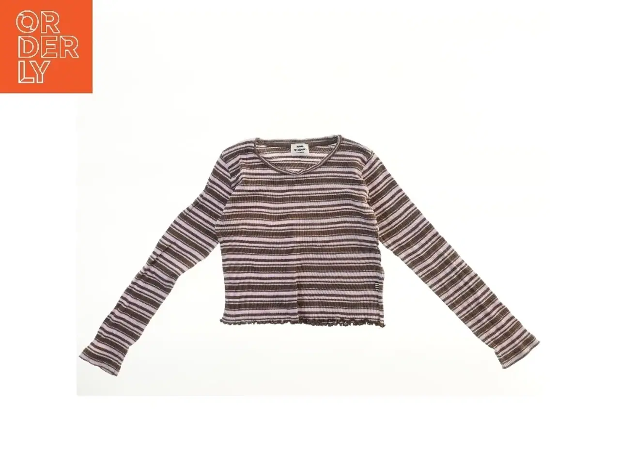 Billede 1 - Mads Nørgaard Langærmet stribet bluse fra Mads Nørgaard (str. 140)