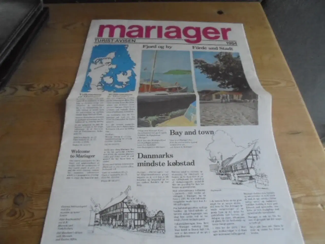Billede 1 - Mariager – Turistavisen fra 1984 – god stand  