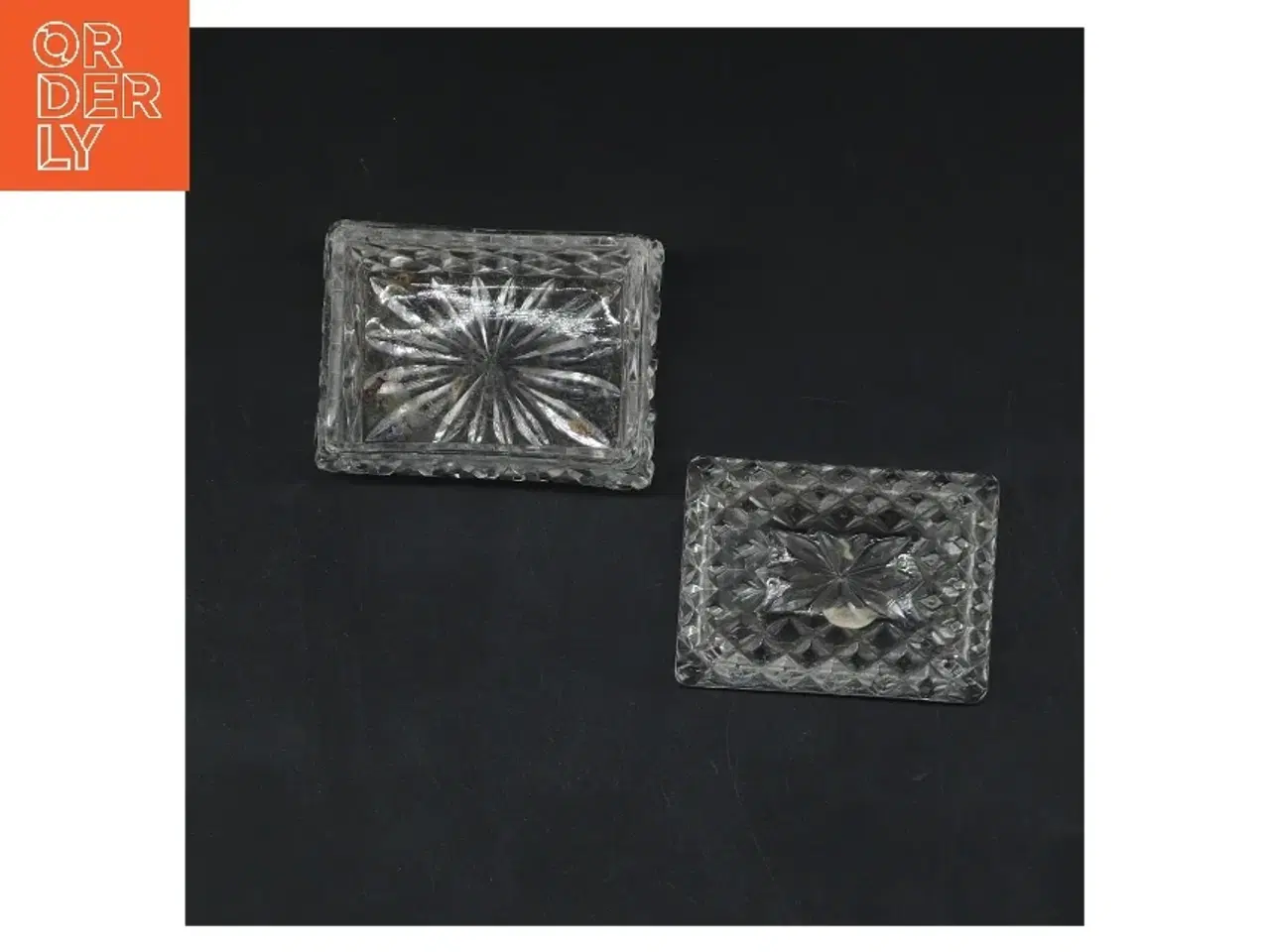 Billede 3 - Glasskål med låg (str. 6,5x5 cm)