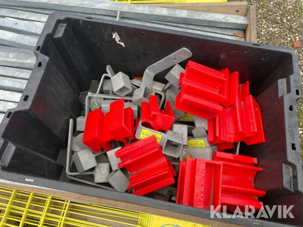 Billede 8 - Hegn Ser hegn EN13374A 8 styk med holdere