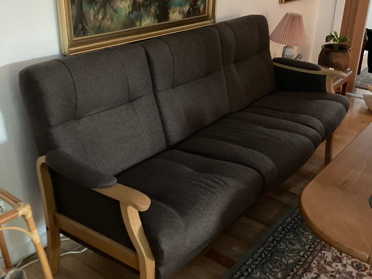 Billede 4 - Sofa, lænestol og skammel, Sorø Plus