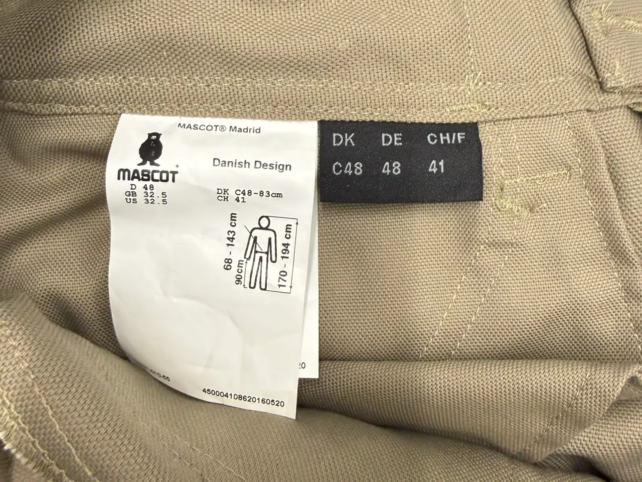Billede 2 - Mascot håndværkerbukser khaki farvet