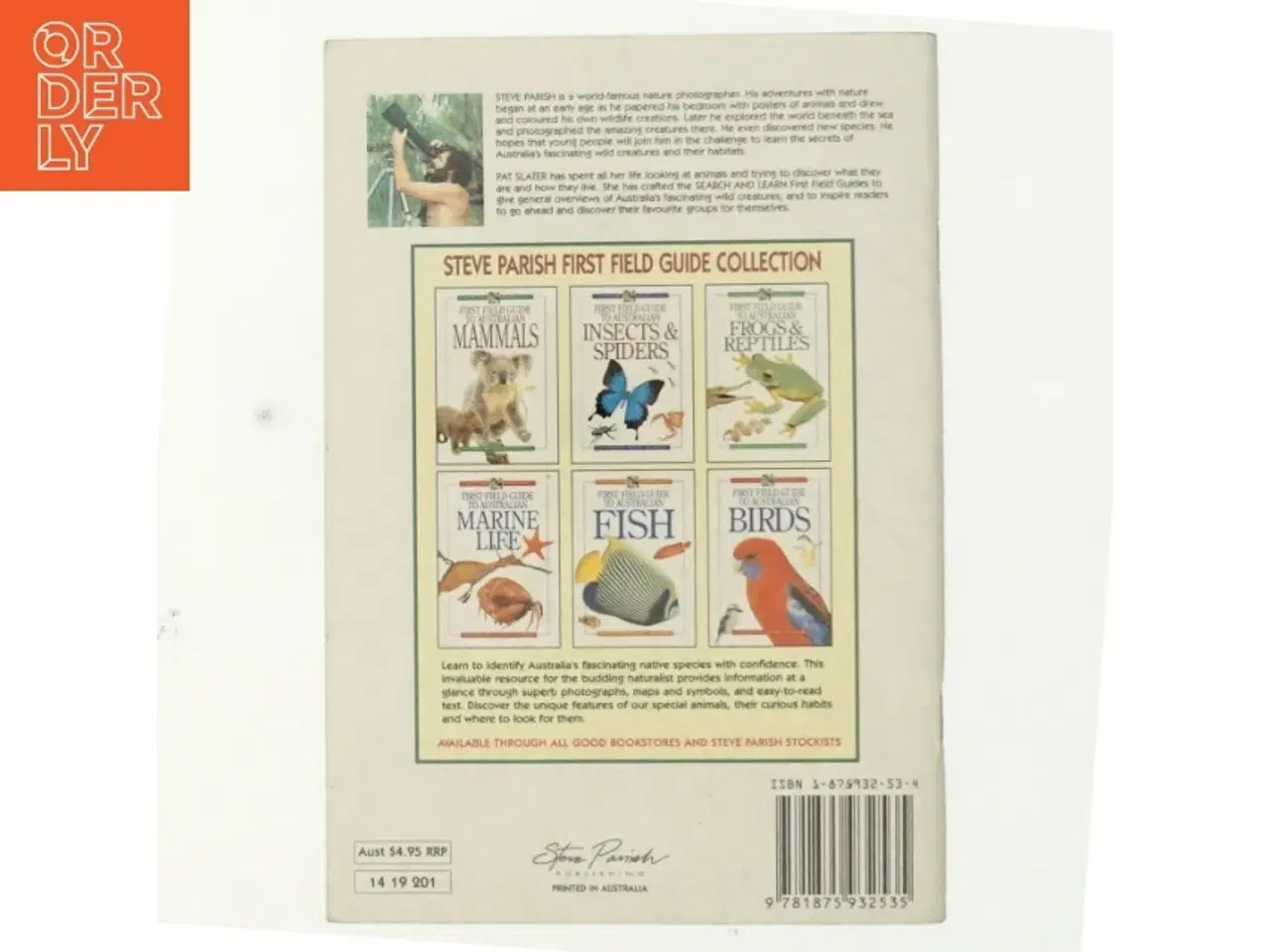 Billede 3 - A First Field Guide to Australian Mammals af Pat Slater (Bog)