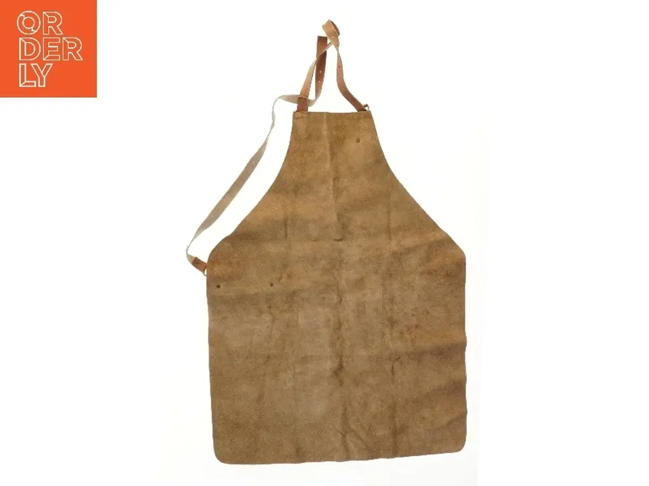 Billede 1 - Forklæde i kernelæder (str. 89x66 cm)