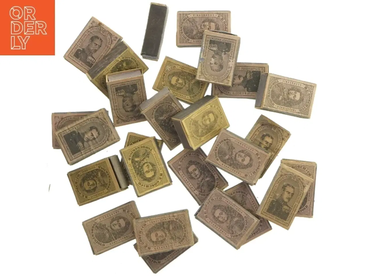 Billede 1 - Gamle tændstikæsker (26 styk)