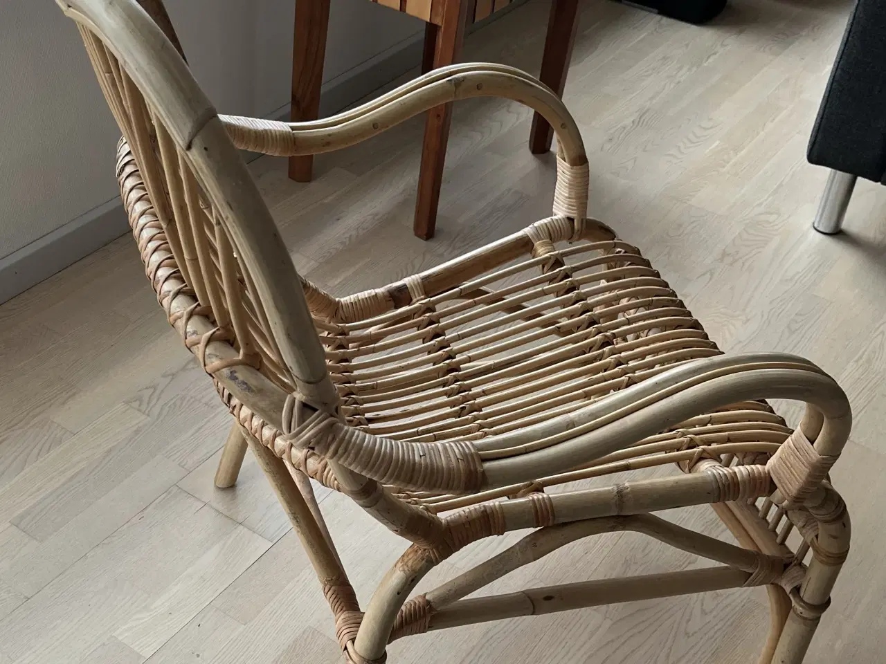 Billede 3 - Loungestol i rattan