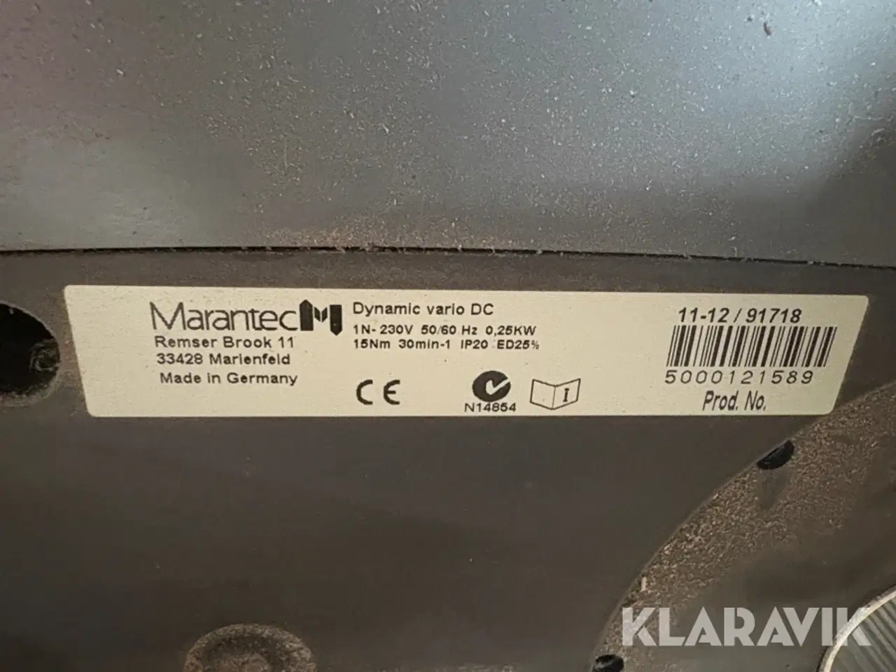 Billede 5 - Akseltræksmotor/automatik Marantec