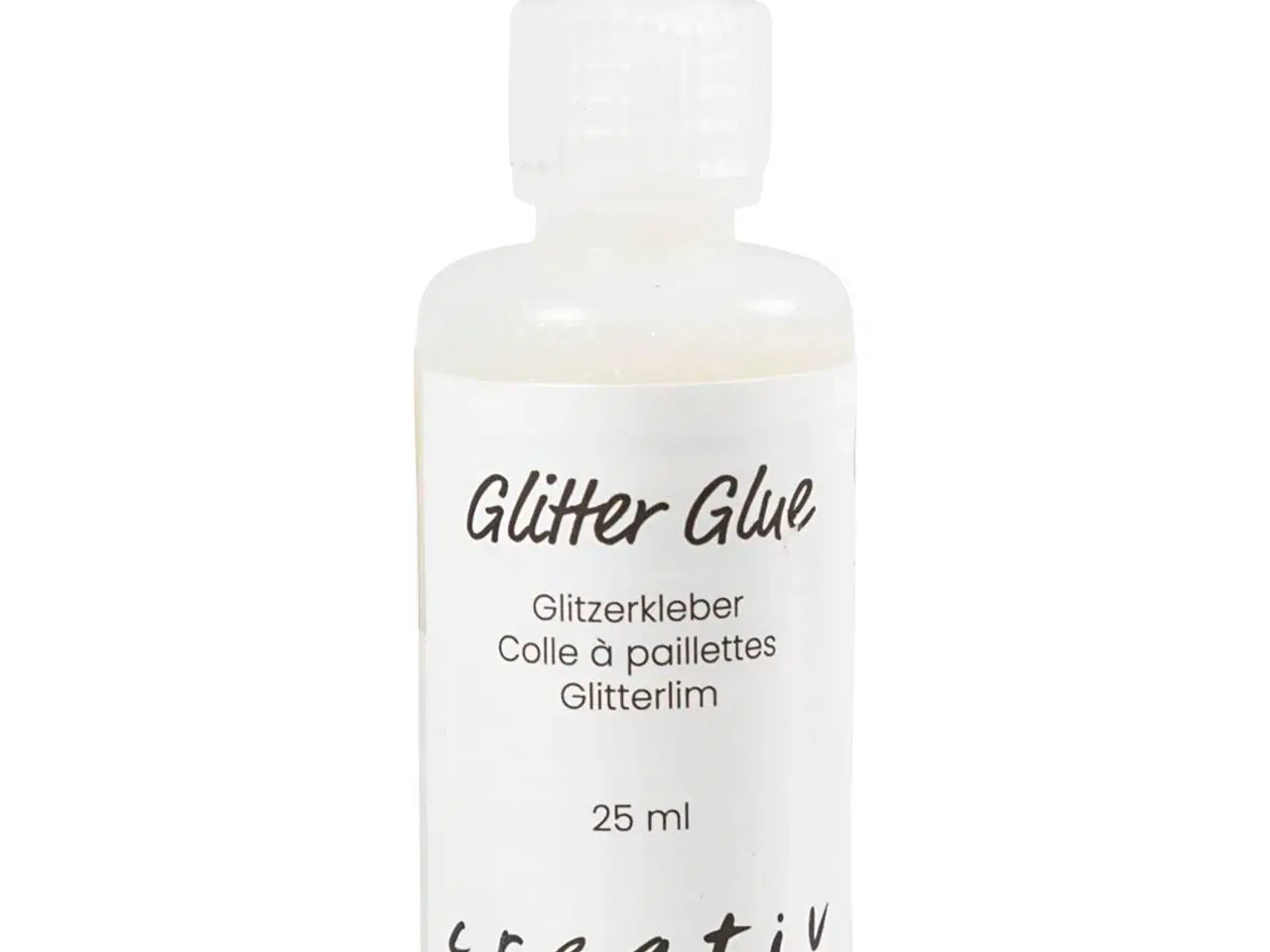 Billede 1 - Glimmerlim, holografisk hvid, 25 ml/ 1 fl.