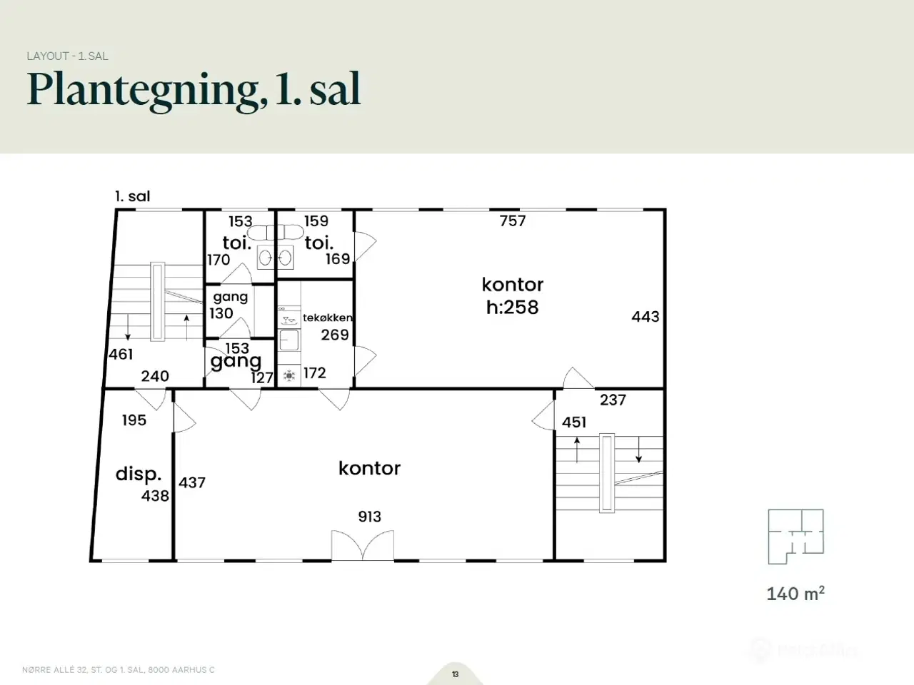 Billede 11 - Lyse. momsfritaget lokaler med fælles tagterrasse